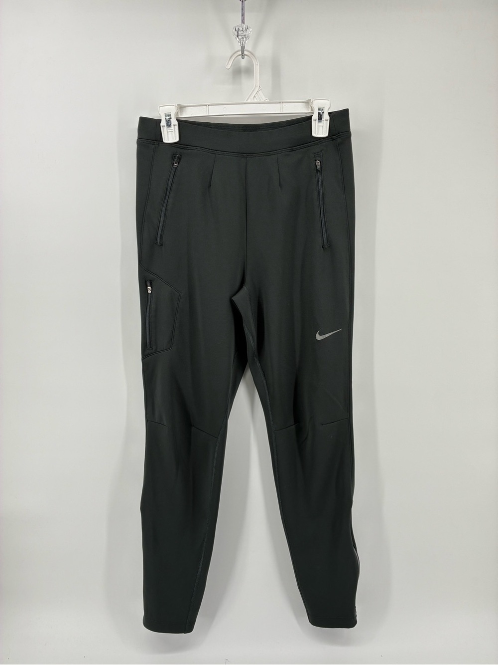 Nike Running Dri-Fit Dark Grey Jogger Pants Leggings Skinny